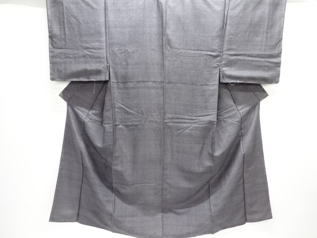 幾何学模様男物着物アンサンブル